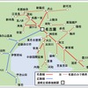 名鉄と近鉄は9月21日から、名古屋駅を接続駅とする両社線の連絡IC定期券を発売する。図は連絡IC定期券の発売範囲。名鉄線内の発売範囲は名鉄発売と近鉄発売で異なる