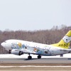 AIRDOの特別塗装を施したB737-500型機