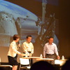 仕事術について作家・阿川佐和子氏をMCに、若田宇宙飛行士と佐々木則夫監督がトークセッション