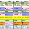 スケジュール表（イメージ）