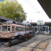 地上に設けられている現在の広島駅停留場。車両の処理能力が不足しているなどの問題を抱えている。