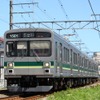 東急多摩川線を走る電車。蒲蒲線は多摩川線矢口渡駅の蒲田方で分岐して地下に潜り、東急蒲田駅付近や京急蒲田駅南側を経て京急空港線の大鳥居駅まで伸びる。ただし東急と京急は軌間が異なるため、途中駅での乗換えが必要になる。