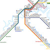 South East Queensland train network map