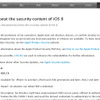 Appleによるセキュリティアップデート情報
