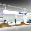 アイシングループ3社、パリ国際モーターショーに共同出展。画像は出展ブースイメージ
