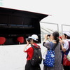 F1日本GP（木）ファンイベント：ピットウォークの様子
