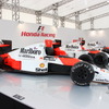 ホンダブースに展示されたマクラーレン・ホンダ