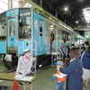 青い森鉄道は10月19日に車両基地の一般公開イベント「青い森鉄道まつり2014」を開催する。写真は昨年の「青い森鉄道まつり2013」の様子。