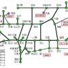 「東北ローカル線パス」の自由周遊区間。廃止となった岩泉線の代替バスはエリアから外れている。