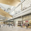 2階歩行者通路から見たタカシマヤ ゲートタワーモールの店舗イメージ。2027年4月のオープンを予定している。