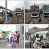 前回の「東葉家族車両基地まつり」の様子。「子ども制服着用撮影」（左上）のほか車両の展示（右上）、運輸関係の展示（左下）、技術関係の展示（右下）などが行われた。今年は11月2日に開催される。