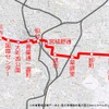 東西線の路線図。今回は一部の電気設備の完成検査合格書を交付。今後も電気設備の完成検査を順次実施し、それ以降は電気設備以外の完成検査を行う予定だ。