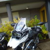 ザックス セミアクティブサス開発車両（BMW R1200GS）
