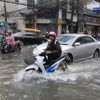 アソーク通りの洪水（２１日）
