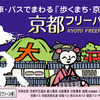 京都市内の鉄道・バスが自由に乗り降りできる「京都フリーパス」の券面デザイン。12月6日から発売される。