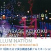 今回で11回目を迎える「わたらせ渓谷鐵道各駅イルミネーション」の案内。12月7日から点灯する。
