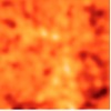 波長1.1マイクロメートルの近赤外線で撮影した天空の画像から、星や銀河の影響を取り除き、「まだら模様」が目立つような画像処理を行なった宇宙からの光の空間分布パターン（出典：JAXA）