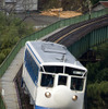予土線を走る「鉄道ホビートレイン」（JR四国提供）。12月6～9日は西条市の四国鉄道文化館で展示される。