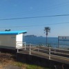 太平洋を見渡せる安和駅。
