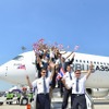 エアバスの最新鋭機Ａ３５０ＸＷＢ、初来タイ