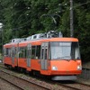 東急世田谷線は12月と1月の世田谷ボロ市にあわせ列車を増発する。写真は若林～松陰神社前間を走る世田谷線の電車。