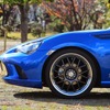 データシステム製「スバル BRZ 専用フロントバンパースポイラー」と「テールエンドスポイラー」を装着した、スバル BRZ