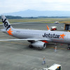 熊本に到着したジェットスター・ジャパンA320（JA11JJ）　（参考画像）
