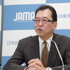 日本自動車工業会の池史彦会長（22日）