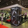 東京オートサロン2014でのホイールブースの様子