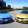 BMW M3（左）、BMW M4（右）