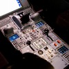 【A350 XWB／デモフライト】　エアバス機に慣れたパイロットであれば、違和感なく操作できるという。