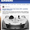 アルピーヌの「ビジョン・グランツーリスモ」車の画像をリークした仏『AUTOMOTO』