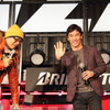 東京オートサロン2015 ブリヂストンブース佐藤琢磨トークショーの様子