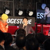 東京オートサロン2015 ブリヂストンブース佐藤琢磨トークショーの様子