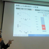 1月14日オートモーティブワールド2015内、専門セミナー。タイトルは「“考えるクルマ”と交通社会の未来」。