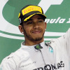 メルセデスのハミルトン ※2014年F1日本グランプリにて撮影