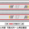東武鉄道は2月7日から、柏駅で可動式ホーム柵の使用を開始すると発表。同社での可動式ホーム柵設置駅はこれで2駅目となる。図は同駅ホームとホーム柵の設置状況