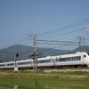 上越線越後湯沢～六日町間を走る特急『はくたか』。1月27日は除雪作業の実施に伴い越後湯沢発着から長岡発着に変更される。