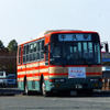 ひと休み中の路線バス（小湊鉄道線、上総牛久駅）