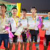 男子ジュニアチームパーシュートで日本は3位。アジア・ジュニア選手権