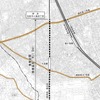 連立事業の事業区間。十条駅を含む約1.5kmの線路を高架化する。