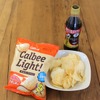ペプシスペシャルとカルビーライト！ ポテトチップス（うすしお味）
