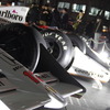 ホンダF1参戦記者会見が行なわれた青山本社に8台のF1マシンが集結