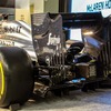 ホンダF1記者会見で展示された、マクラーレン・ホンダ『MP4-30』