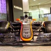 ホンダF1記者会見で展示された、マクラーレン・ホンダ『MP4-30』