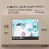 電力モニタ兼、操作パネル。EVやPHEVへの充電、電力供給の切り替え操作も