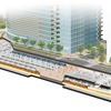 改良工事完成後の阪神梅田駅のイメージ。2022年度末の完成を目指す。
