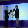 ヒロミさんと増田浩一会長（キャンピングカーショー15）