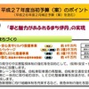 平成27年度当初予算案には、街路灯・公園灯のLED化や救急体制の強化なども盛り込まれており、伊丹市全体での防犯対策への取り組みが強化されている（画像は伊丹市　H26年度2月補正予算（案）、H27年度当初予算（案）より）。