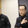 マツダ 車両開発本部の林貴誉志氏（左）と水島裕文氏（右）